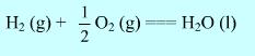 由下列热化学方程式计算液体过氧化氢在298.15K的生成热：    =－214.82kJ·mol－1