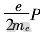 电子自旋共振实验中，计算电子的朗德g因子的公式为(   )。    A．g=/μBB    B．g=