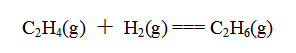 由C2H4和过量H2组成的混合气体的总压为6930Pa。使混合气体通过铂催化剂进行下列反应：    