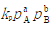 反应A（g)＋2B（g)→C（g)＋D（g)在一密闭容器中进行，假设速率方程的形式为r=，实验发现：