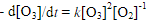 反应2O3→3O2的速率方程为或，测速率常数k和k&#39;的关系是( )