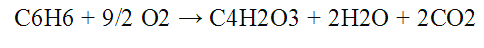 化工厂以苯催化氧化生产顺丁烯二酸酐（C4H2O3)，原料不加回收。已知每天进苯量为7.21t，获得顺