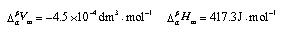 单斜硫（α)与斜方硫（β)是硫的两种不同晶形，已知95.5℃时下列数据：      求压力对单斜硫（