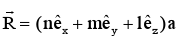 如果选定简单立方点阵为基准，假设n，m，l3个整数全为奇数或全为偶数，这是什么点阵？这是布拉菲点阵吗