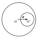 如图所示，在电荷体密度为ρ的均匀带电球体中，存在一个球形空腔。若将带电体球心O指向球形空腔球心O&#