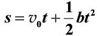 一质点沿半径为R的圆周轨迹运动，任意时刻走过路程与t的关系为，这里v0和b均为常量．求：一质点沿半径