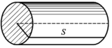 一根很长的铜导线载有电流10A，在导线内部作一平面S，如图11－49所示。试计算通过S平面的磁通量（