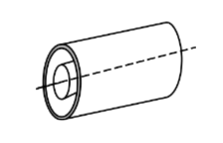 如图所示，长直电缆由半径为R1的导体圆柱与同轴的内外半径分别为R2和R3的导体圆筒构成，电流沿轴线方