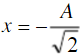 一个沿x轴做简谐振动的弹簧振子，已知振幅为A，周期为T，其振动用余弦函数表示。如果t=0时，振子的运