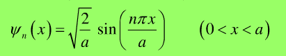 粒子在一维无限深势阱中运动，其波函数，若粒子处于n=1状态，在区间发现粒子的概率是多少？粒子在一维无