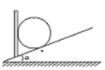 将质量为10kg的小球挂在倾角α=30°的光滑斜面上（如图)．将质量为10kg的小球挂在倾角α=30