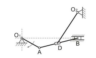 用连杆连接起来的两个滚子，从倾角为30°的固定的斜面上滚下，如图所示。两个滚子的质量都是5.0千克，