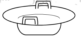 我国古代有一种称为“鱼洗”的铜面盆，如图6－4所示。盆底雕刻着两条鱼。在盆中盛水，用手轻轻摩擦盆边两