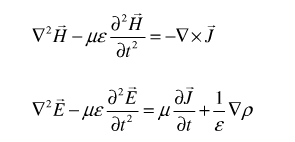 已知在介电常数为ε、磁导率为μ、电导率为0的各向同性的均匀媒质中，电流密度为J，电荷密度为ρ。试证明