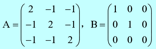 设矩阵A,B，则A与B（）。设矩阵，则A与B（）。A合同且相似；B合同但不相似；C不合同但相似；D既