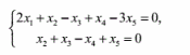 求齐次线性方程组    的解空间的维数和一组基．求齐次线性方程组        的解空间的维数和一组