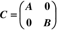 设A，B分别为m,n阶正定矩阵.试判定分块矩阵    是否为正定矩阵.设A，B分别为m,n阶正定矩阵