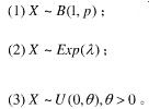 设（X1，X2，…，Xn)是取自总体开的一个样本．在下列三种情形下．分别求出，D（X)与E（S2)．