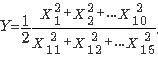 设总体X～N（0，4)，从X中抽得样本X1，X2，…，X15，记Y=，则Y服从______分布，参数