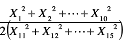 设X1，X2，…，X15是来自总体X～N（0，σ2)的样本，求统计量Y=​所服从的分布．设X1，X2
