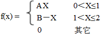 设连续型随机变量X的分布函数为求：（1)A和B；（2)概率密度f（x)设连续型随机变量X的分布函数为