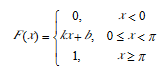 设连续型随机变量X的分布函数为，则常数k和b分别为（)设连续型随机变量X的分布函数为，则常数k和b分
