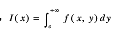 设f（x，y)为[a，b]×[c，＋∞)上连续非负函数，    在[a，b]上连续，证明I（x)在[