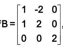 已知A，B为三阶矩阵，且满足2A－1B=B－4E，其中正是三阶单位矩阵。  （1)证明： 矩阵A－2