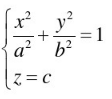 求顶点在原点，准线C为的锥面方程。求顶点在原点，准线C为的锥面方程。