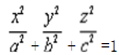 由椭球面的中心（即原点)，沿某一定方向到曲面上的一点的距离是r，设定方向的方向余弦分别为λ，u，v，