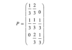 设齐次马尔可夫链的一步转移概率矩阵为    试求此马尔可夫链的二步转移矩阵，此链是否具有遍历性？试求