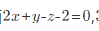 求通过直线，且与平面2x＋y－2z=5垂直的平面方程求通过直线，且与平面2x+y-2z=5垂直的平面