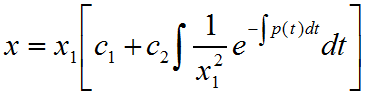 试证：对于二阶齐次线性微分方程  x＋p（t)x&#39;＋q（t)x=0，  其中p（t)，q（t