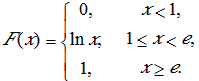 设随机变量X的分布函数为    （1)求P{X＜2},P{0＜X≤3},P{2＜X＜5／2};  （