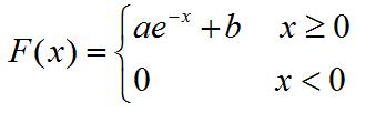 设X的密度函数为    又已知，试确定常数a和b的值，并求分布函数F（x)设X的密度函数为  ，试确