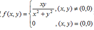二元函数在点(0,0)处( )