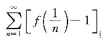 设偶函数f（x)的二阶导数f（x)在x=0的邻域内连续，且f（0)=1，f"（0)=4．试证明级数绝