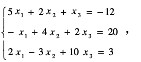 给定线性方程组    问用雅可比迭代法和高斯－赛德尔迭代法求解是否收敛？给定线性方程组  问用雅可比