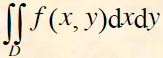 化二重积分为二次积分（写出两种积分次序)．  （1)D={（x,y||x|≤1，|y|≤1}  （2