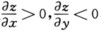 二元函数z=f(x，y)的两个偏导数存在，且则( )。