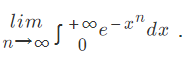 用Γ－函数表示下列积分，并计算积分值  （1)∫0＋∞xme－xdx（m为自然数)；  （2)  （
