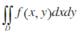 把积分表示为极坐标形式的二次积分，其中积分区域D是：  （1){（x，y)|x2＋y2≤2x}；  