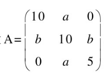 设，detA≠0，用a、b表示线性方程组Ax=f，的雅可比迭代与高斯－塞德尔迭代收敛的充分必要条件．