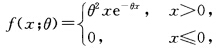设总体X具有概率密度  其中θ＞0为未知参数．（X1，X2，…，Xn)是来自X的样本，（x1，x2，