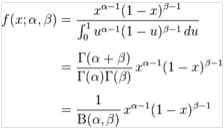 设随机变量X服从参数为（a，b)的贝塔分布，即有密度  求E（X)，D（X)．  （提示：已知贝塔函