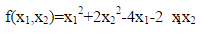 用共轭梯度法求二次函数    的极小点，取初始点X（0)=（0，1)T。用共轭梯度法求二次函数   