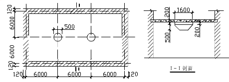 某工程现浇钢筋混凝土无梁板尺寸如图9－5所示，板顶标高5.4m，混凝土强度等级C25，现场搅拌混凝土