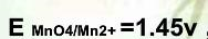 已知在1mol/LH2SO4溶液中，，，在此条件下用KMnO4标准溶液滴定Fe2+，其化学计量点时电