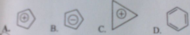 下列化合物中，不具有芳香性的是（)。  A．  B．  C．  D．下列化合物中，不具有芳香性的是(