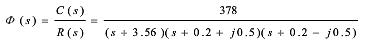 设某三阶系统的闭环传递函数如下，利用MATLAB绘制系统的单位阶跃响应曲线，并求出系统的超调量、调整